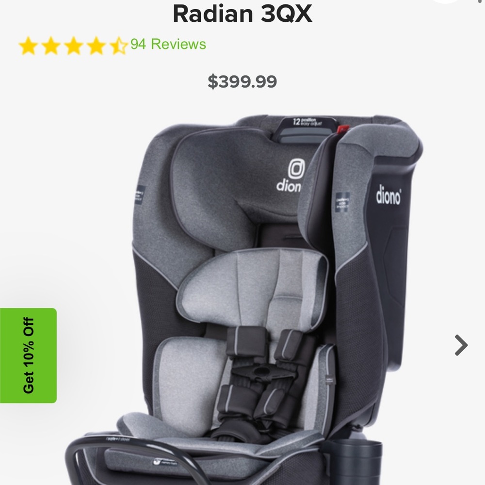 DIONO 3QX all in one car seat
